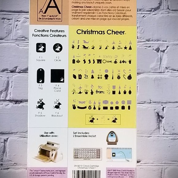 Cricut - Christmas Cheer - Provo Craft 2006 - Picture 4 of 4